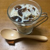 生姜ジャム入りコーヒーゼリー豆乳